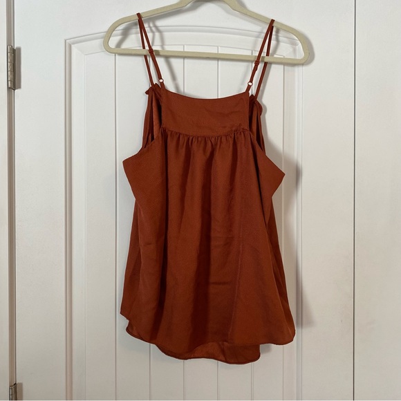 Apostrophe Rust Color Tank Top Size XL - Picture 4 of 4